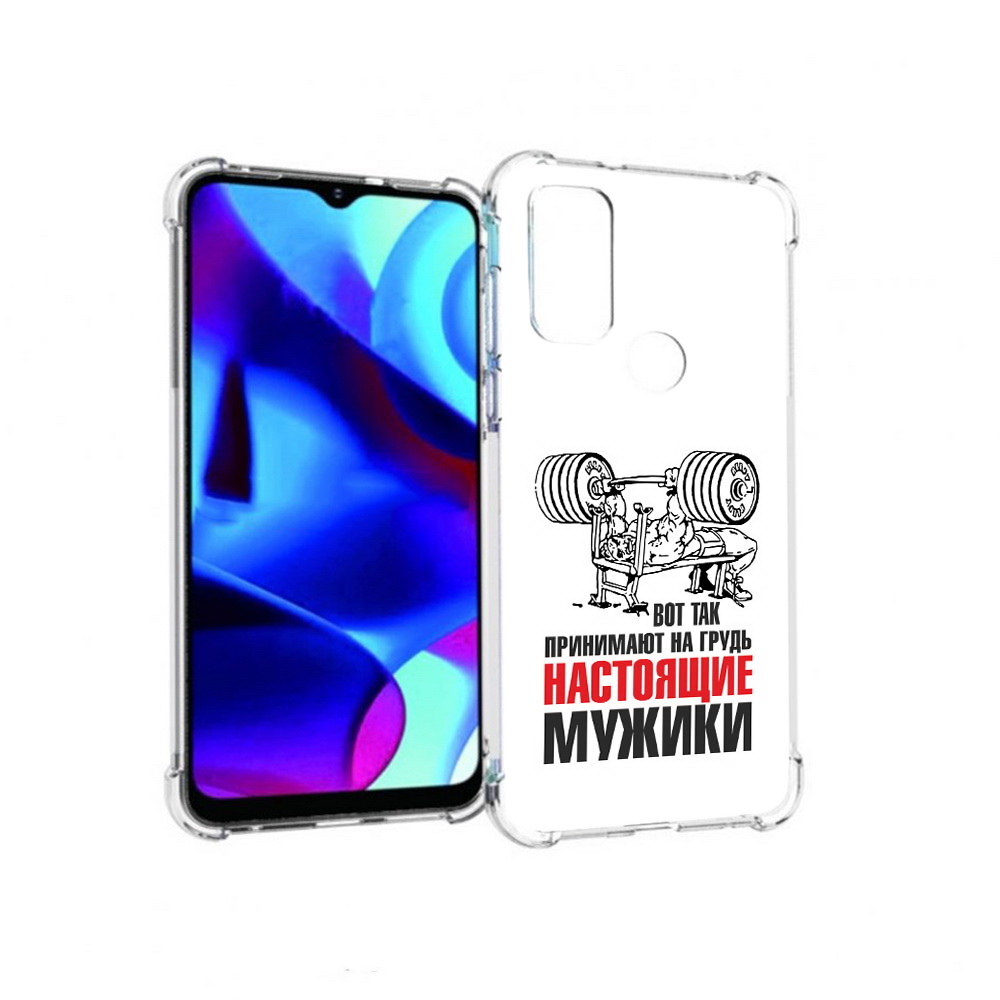 

Чехол MyPads Tocco для Motorola Moto G бодибилдинг для мужиков (PT227075.349.233), Прозрачный, Tocco