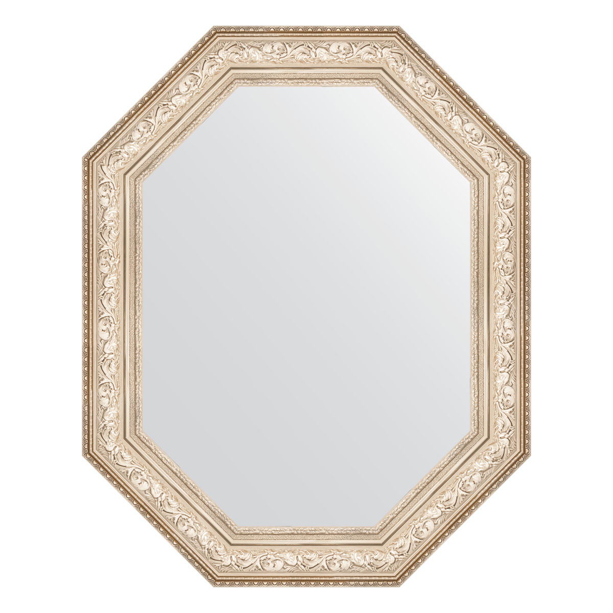 Зеркало в раме 65x80см Evoform BY 7254 виньетка серебро