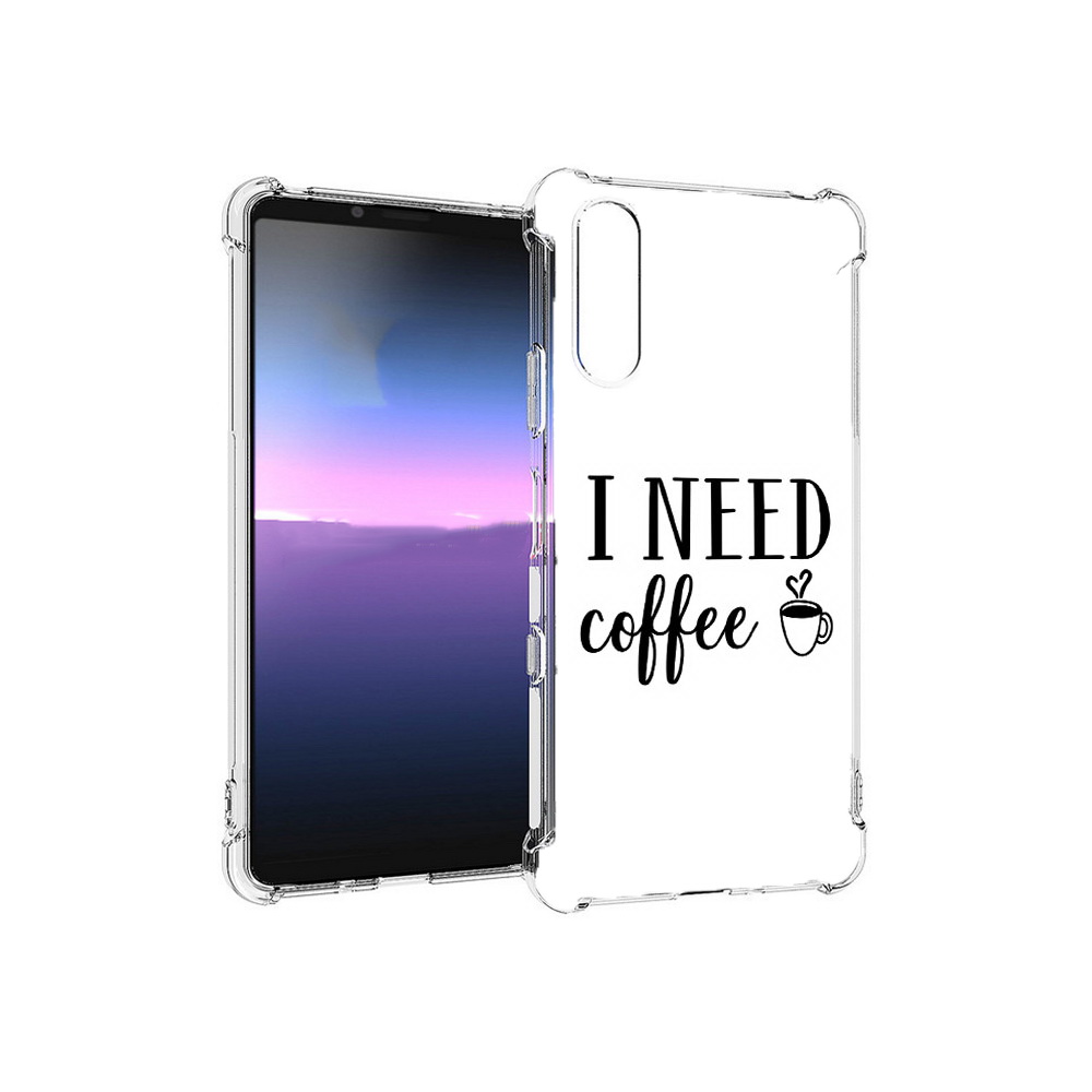

Чехол MyPads Tocco для Sony Xperia 10 III Мне нужен кофе (PT161504.223.121), Прозрачный, Tocco
