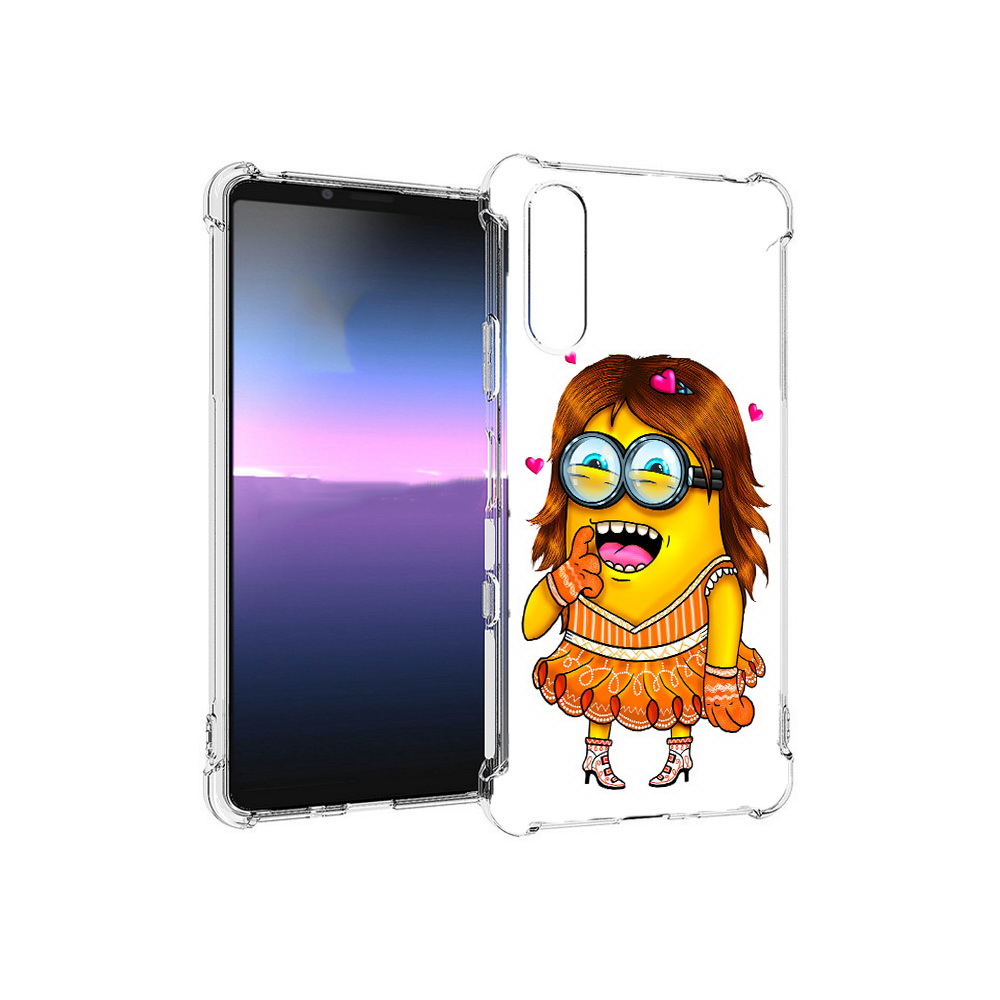 

Чехол MyPads Tocco для Sony Xperia 10 III Миньон девочка (PT161504.223.116), Прозрачный, Tocco