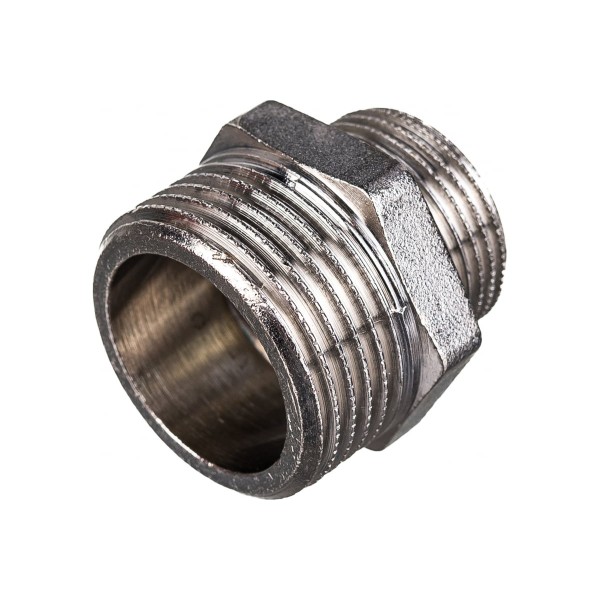 фото Переходной никелированный ниппель stout нн 1x3/4 rg008q0ocnvjm9