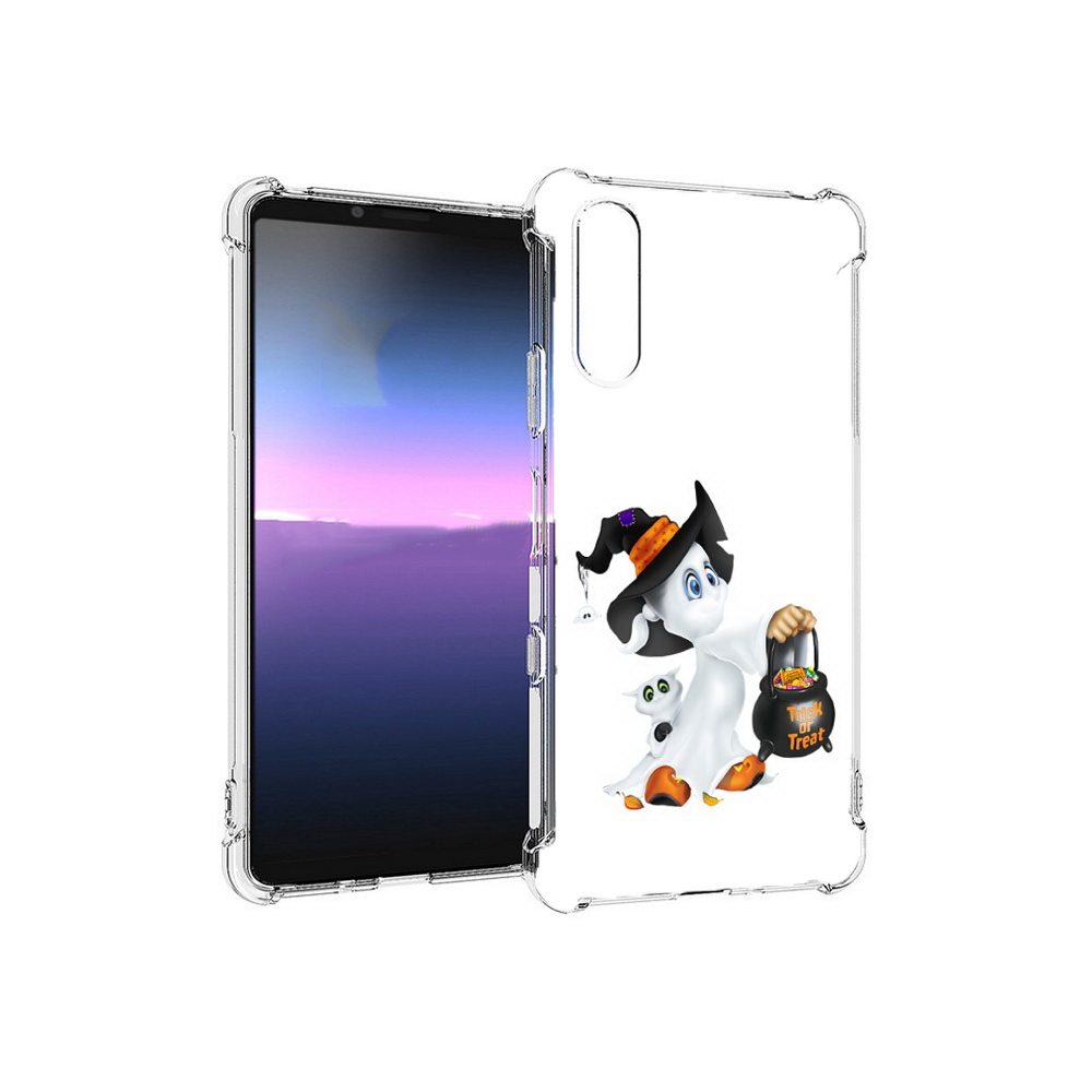 

Чехол MyPads Tocco для Sony Xperia 10 III Маленький призрак (PT161504.223.113), Прозрачный, Tocco