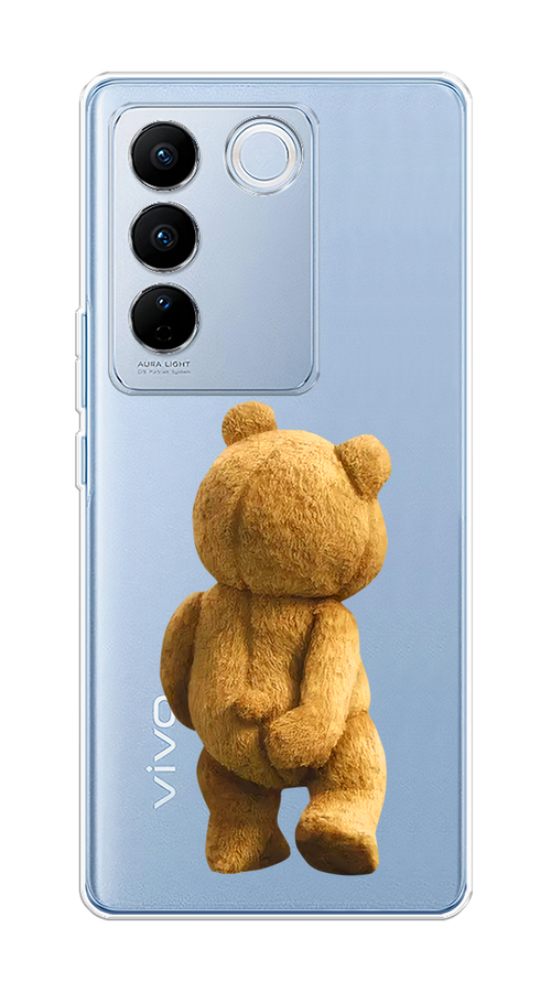 

Чехол на Vivo V27/V27 Pro "Медвежья спина", Коричневый;прозрачный, 268450-1