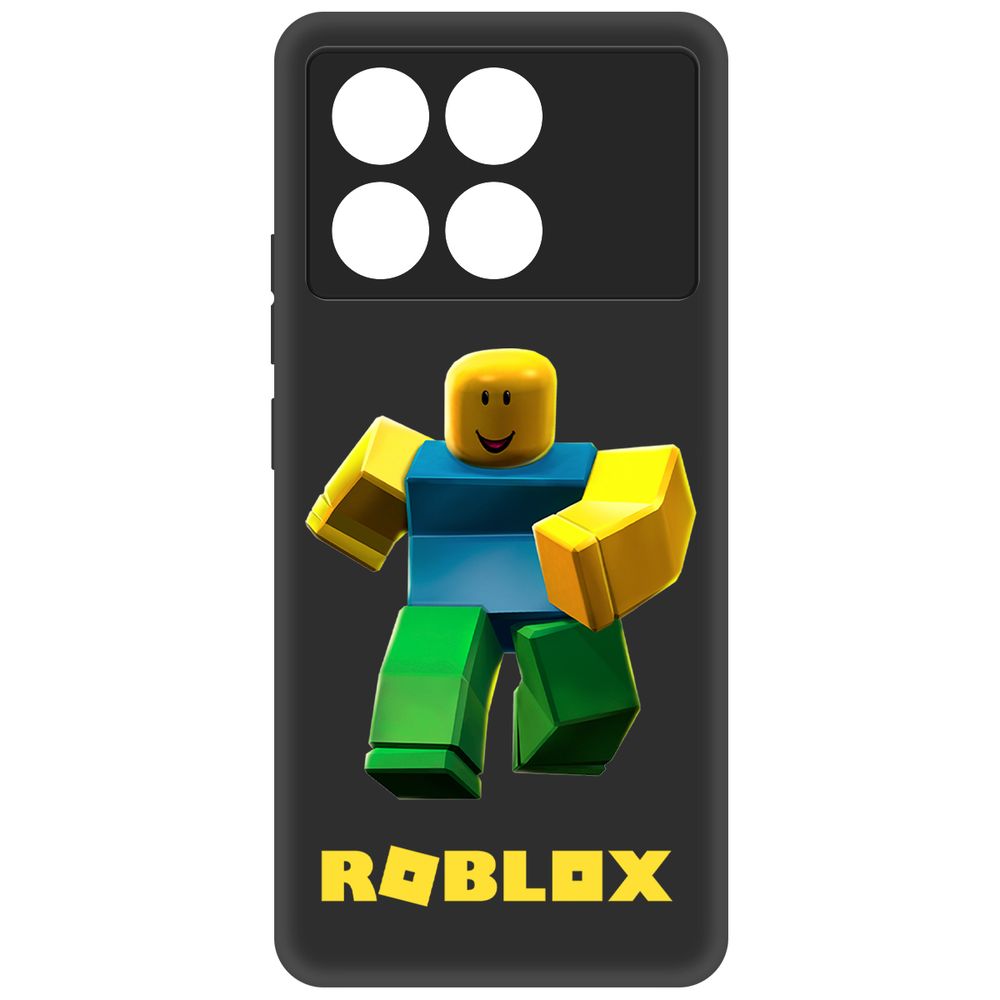 

Чехол-накладка Krutoff Soft Case Roblox-Классический Нуб для Poco X6 Pro черный