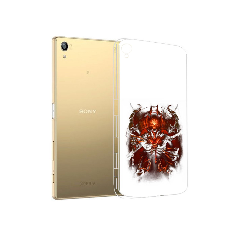 

Чехол MyPads Tocco для Sony Xperia Z5 Premium яркий демон (PT23243.222.708), Прозрачный, Tocco