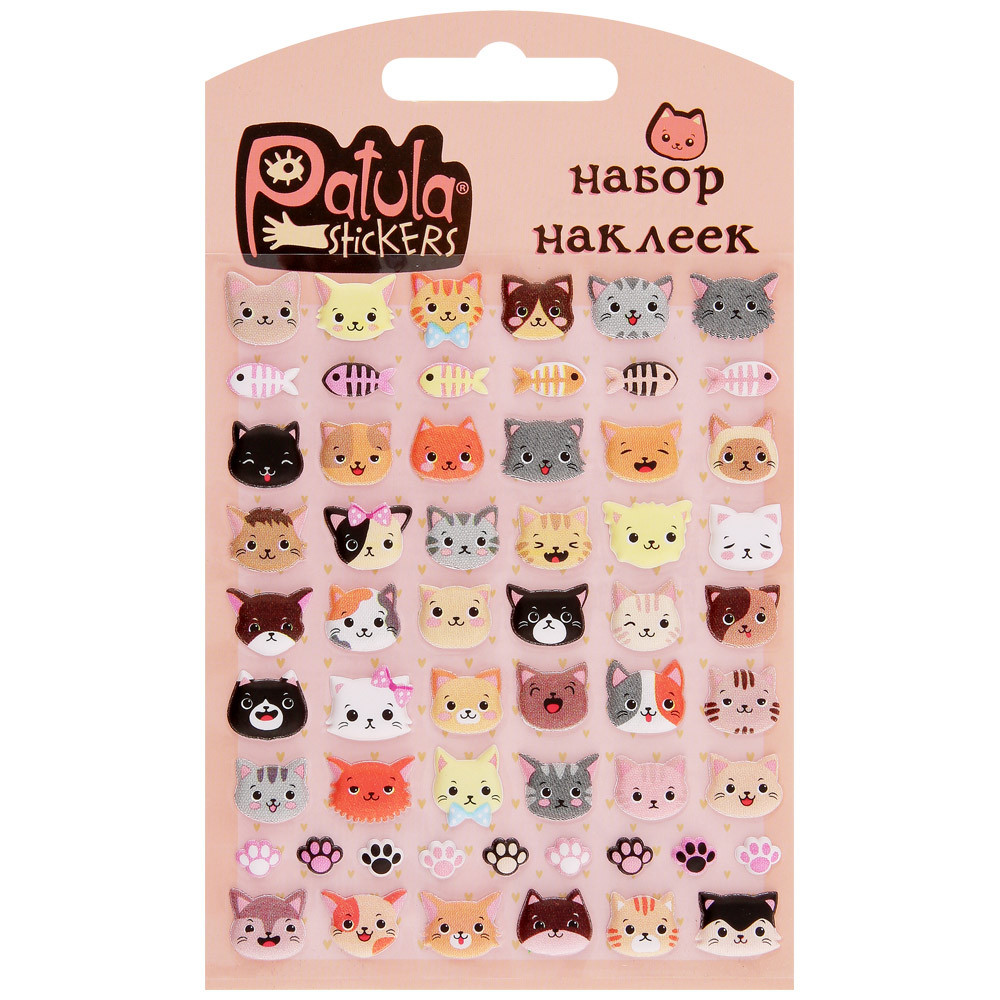 

Наклейки Patula мягкие Кошки 5