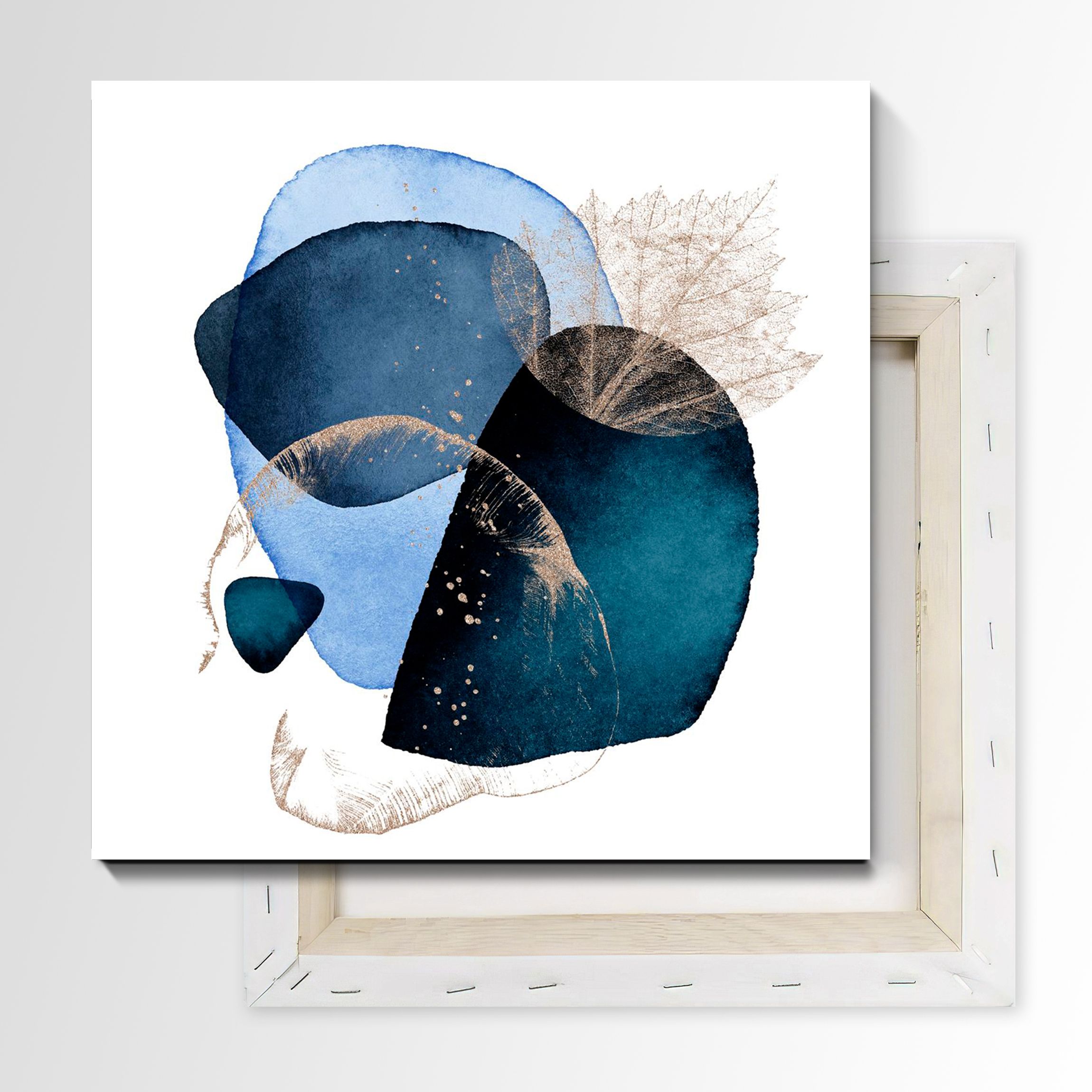 

Картина Prostokartina на холсте Абстрактные синие фигуры 90х90 см 475393432, 475393432