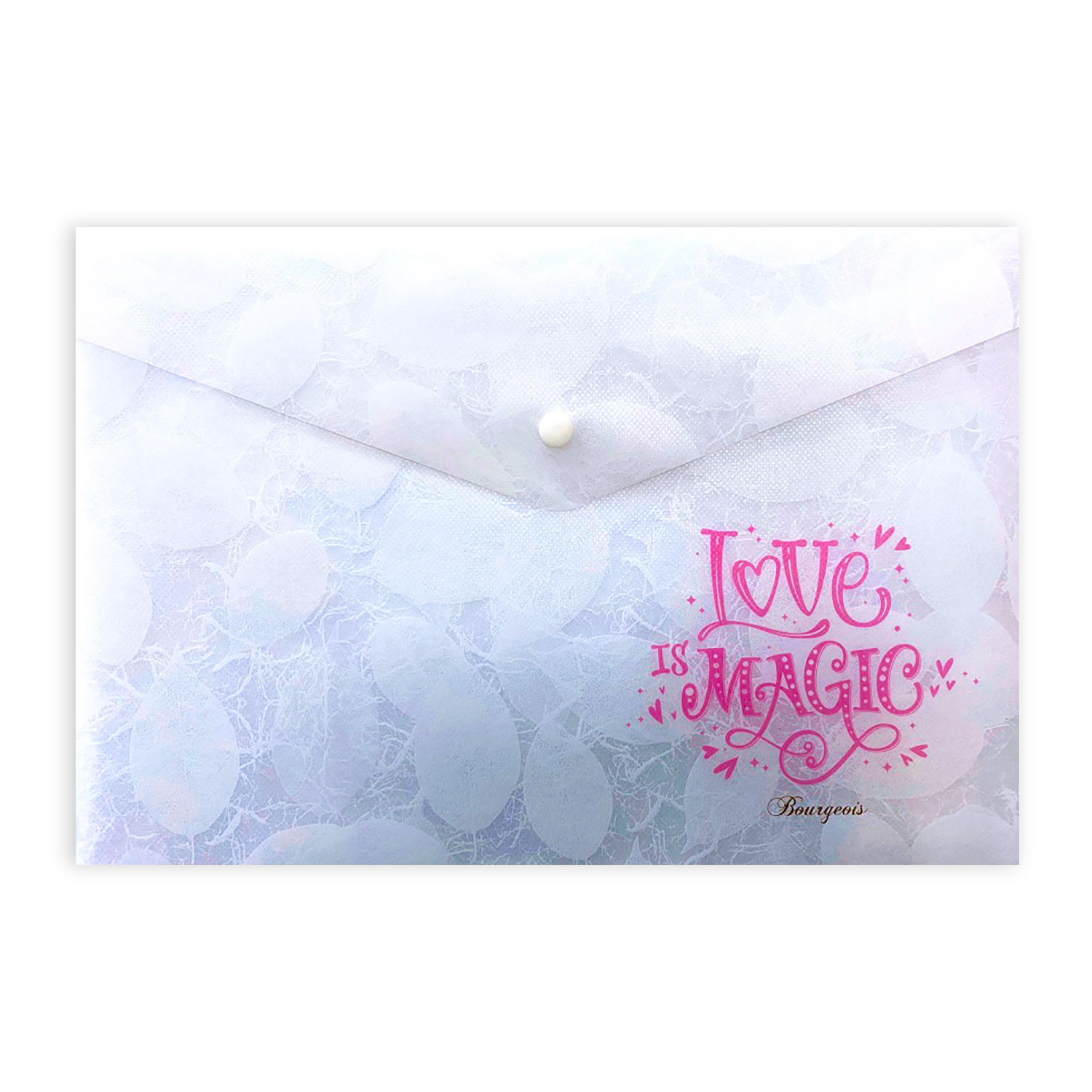 

Папка-конверт Bourgeois А4 +, 160 мкм, "Love is magic" , 0156 (P0074), Love is magic