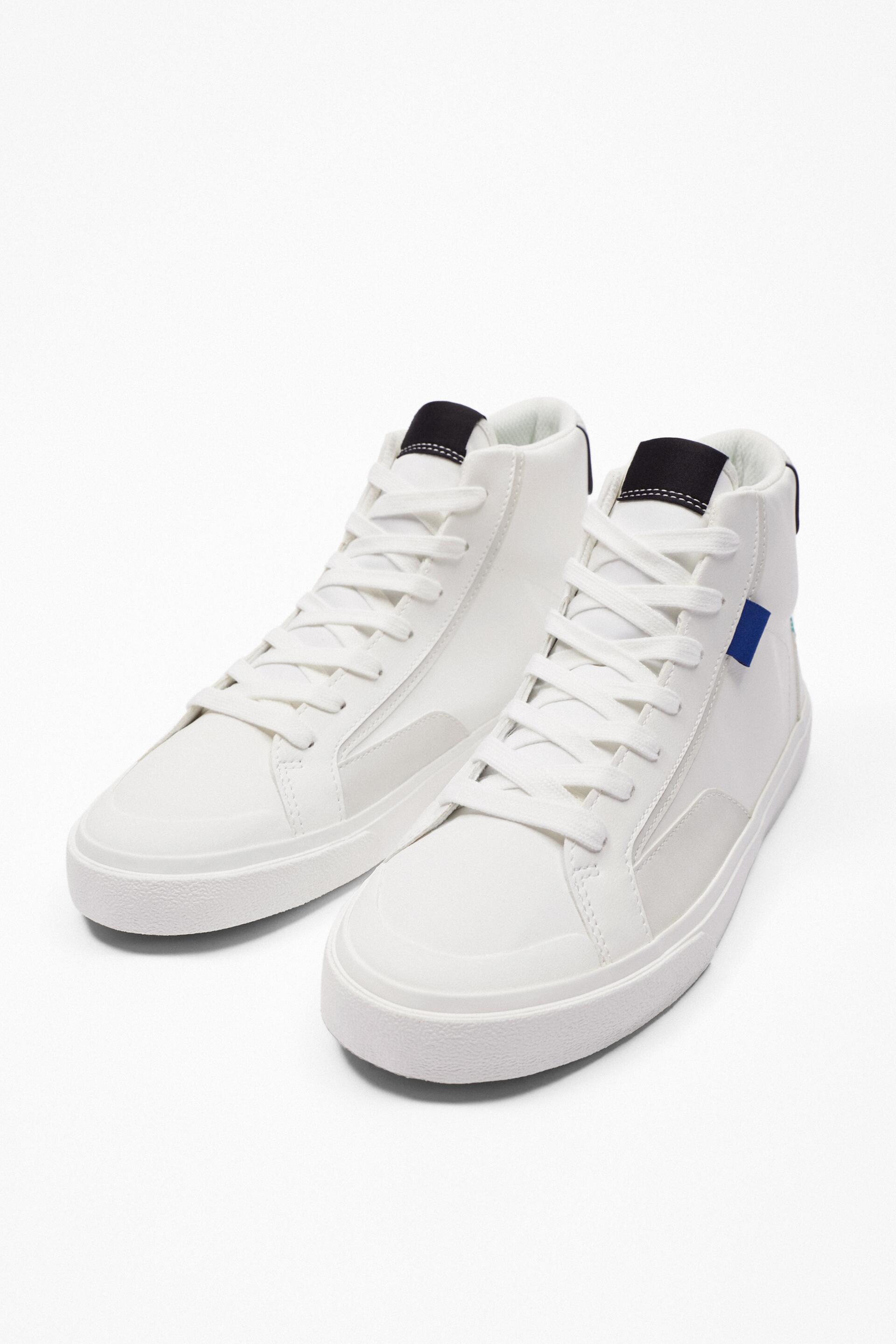 

Кеды мужские ZARA 177670 белые 44 RU (доставка из-за рубежа), 177670