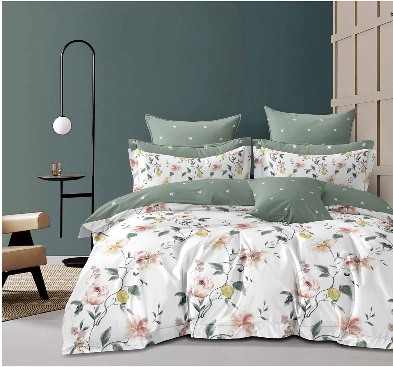 

Комплект постельного белья Sleeping Place 1,5 сп сатин, 50x70, хлопок 100%