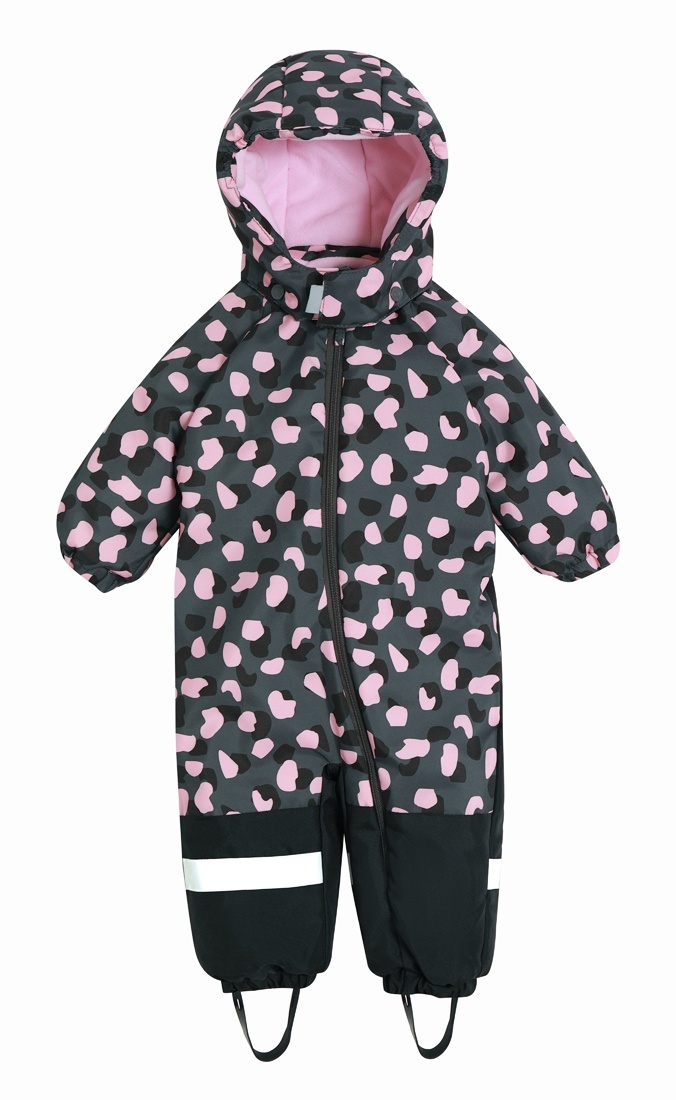 

Комбинезон детский Kari Baby AW24B080, темно-серый, 74, 230636