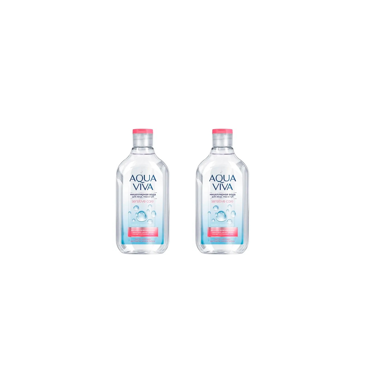 Мицеллярная вода Romax для сухой и чувствительной кожи Aqua Viva, 300 мл х 2 шт.