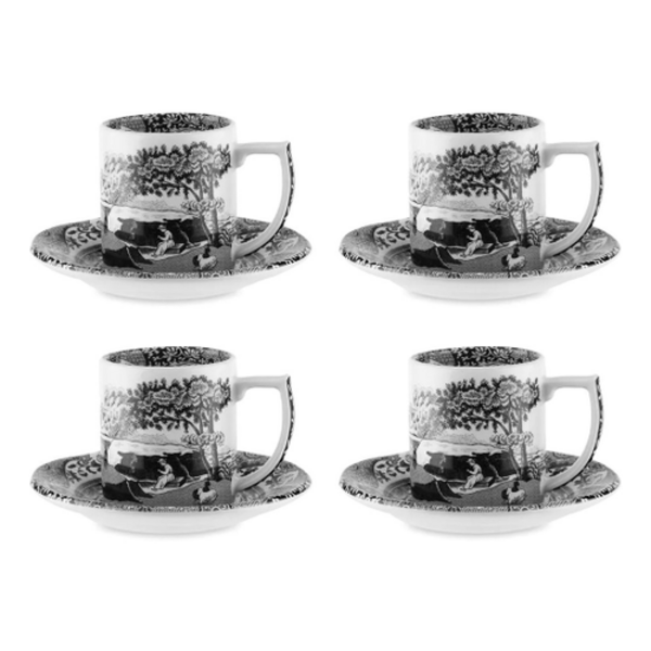 

Кофейные пары для эспрессо Spode Черная Италия 90 мл 4 шт, Разноцветный