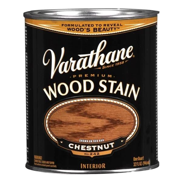 Масло для дерева и мебели Varathane Wood Stain быстросохнущее, Каштан, 0.946 мл