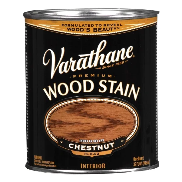 фото Масло для дерева и мебели varathane wood stain быстросохнущее, каштан, 0.946 мл