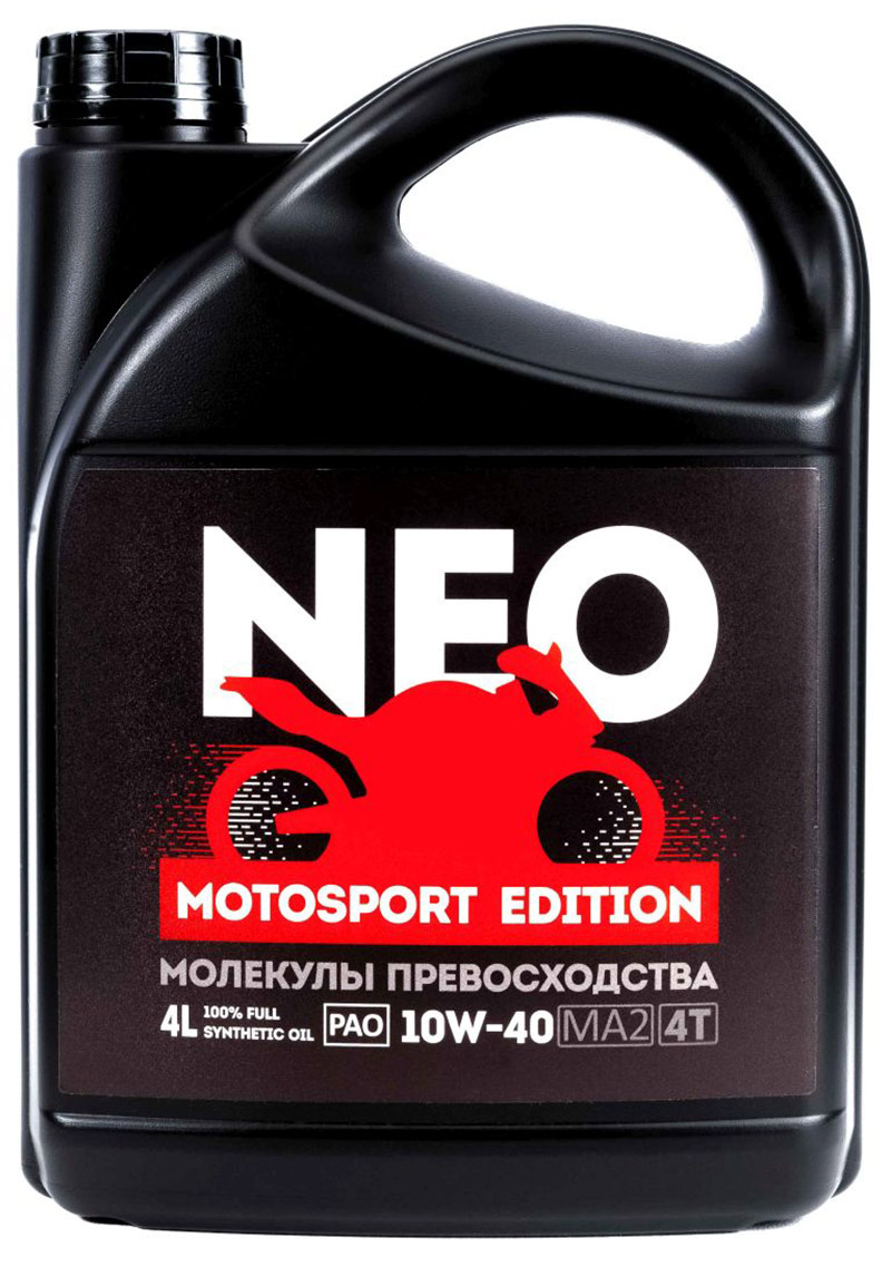 Моторное масло NEO MOTO 4T (JASO MA-2) 4л.