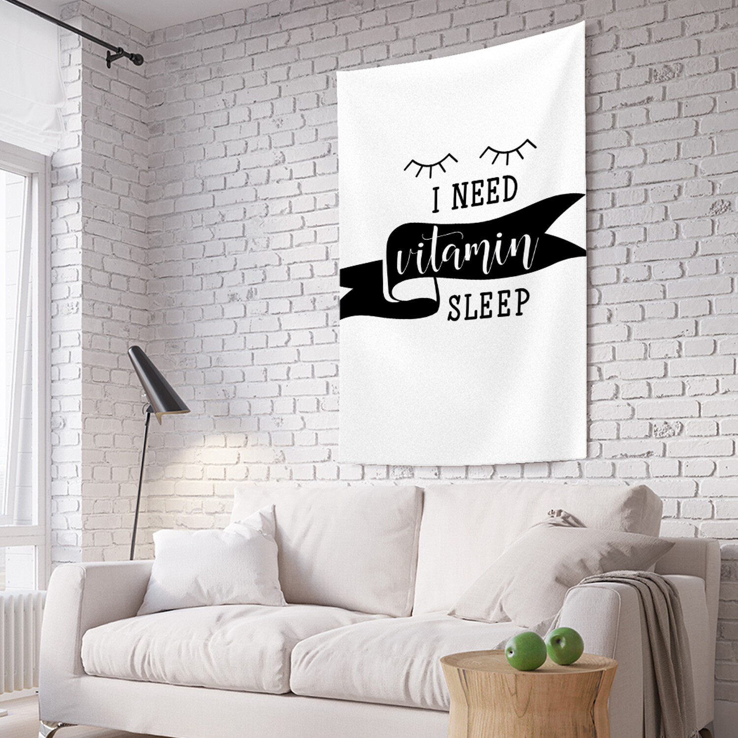 

Вертикальное фотопанно на стену JoyArty Мне нужен витаминный сон 150x200 см, Мне нужен витаминный сон