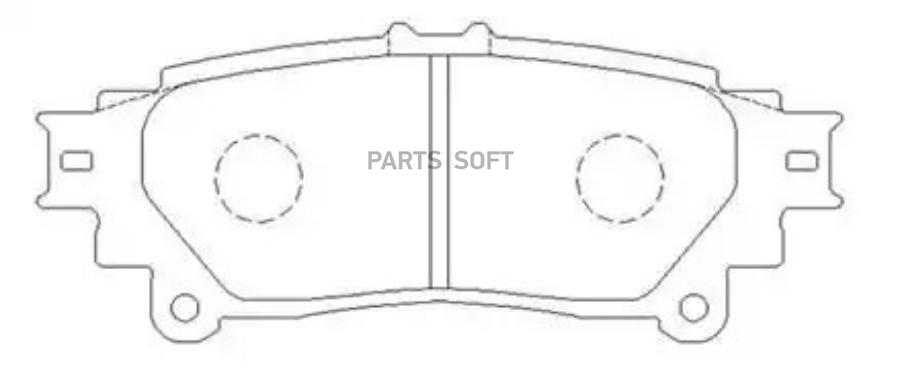 

Колодки Тормозные Дисковые Задние Lexus Rx 350/450H 09- HSB HP5278