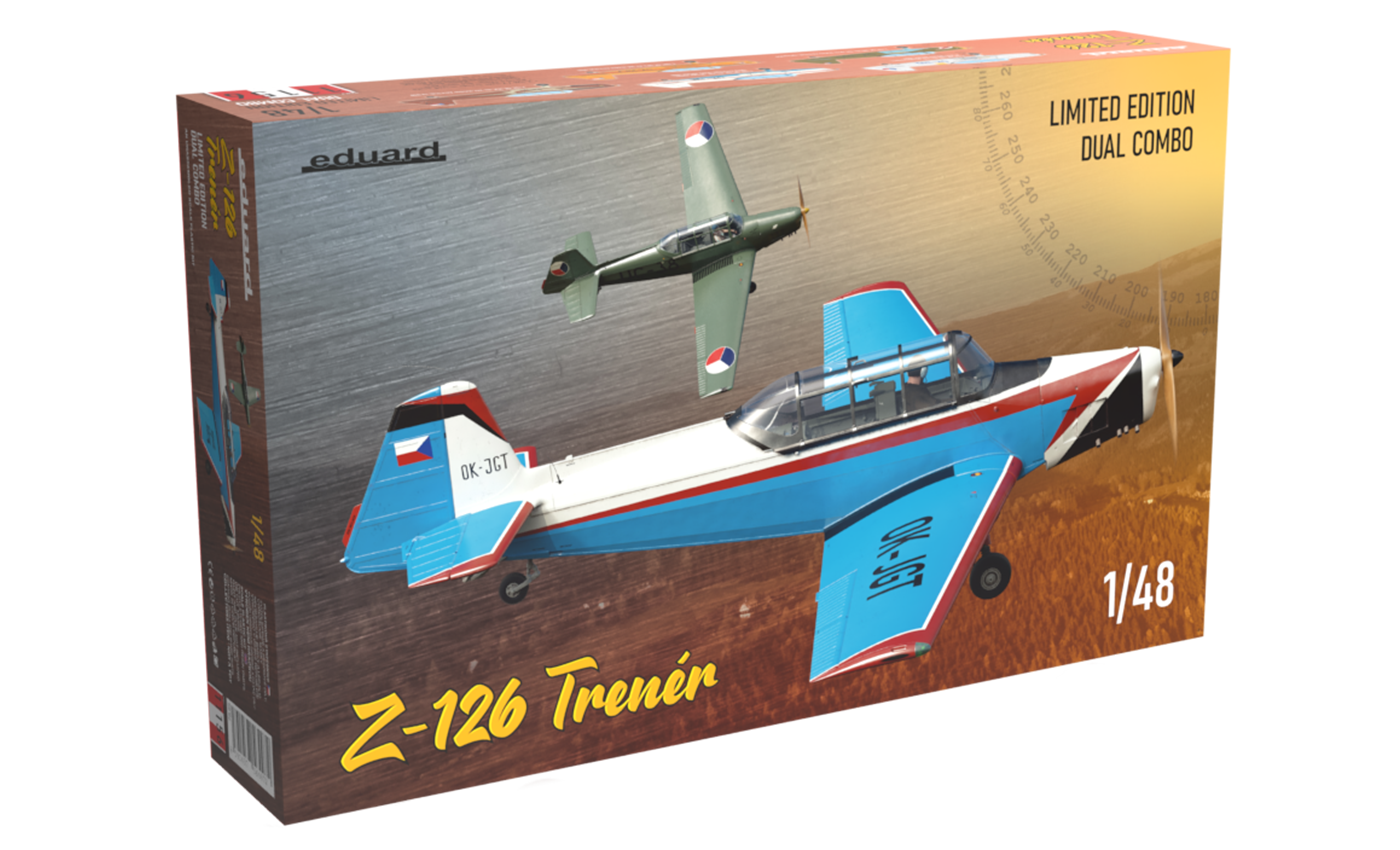 фото Сборная модель eduard 1/48 самолёт z-126 trenér (dual combo limited edition) 11156