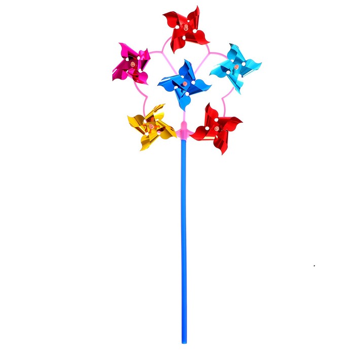 Ветерок-шестерка «Цветок», цвета МИКС