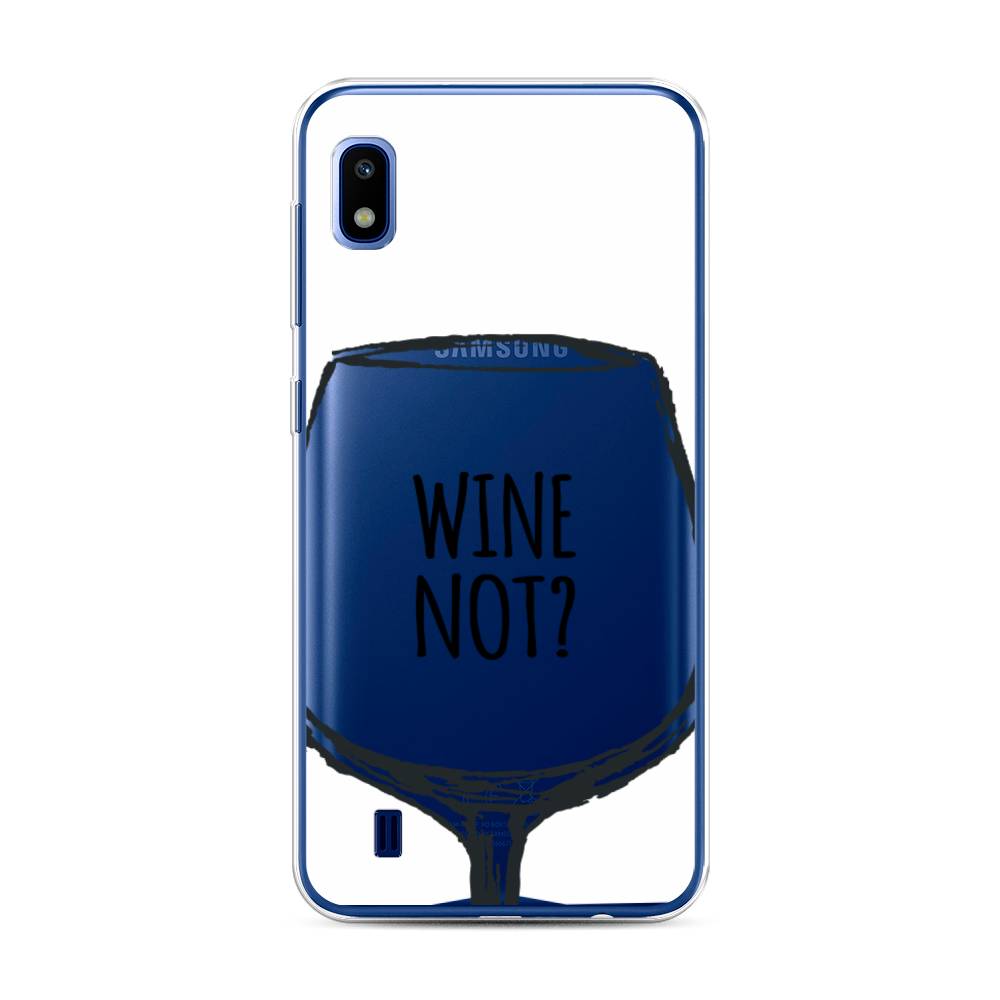 

Чехол на Samsung Galaxy A10 "Wine not white", Белый, 27950-6