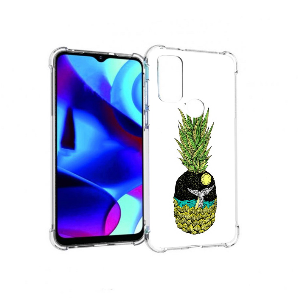 

Чехол MyPads Tocco для Motorola Moto G ананас с китом (PT227075.349.220), Прозрачный, Tocco