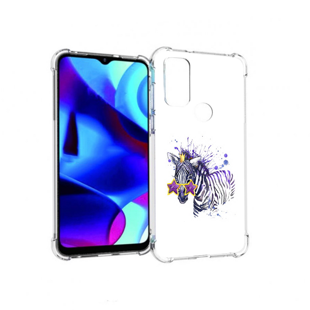 

Чехол MyPads Tocco для Motorola Moto G акварельная зебра (PT227075.349.215), Прозрачный, Tocco