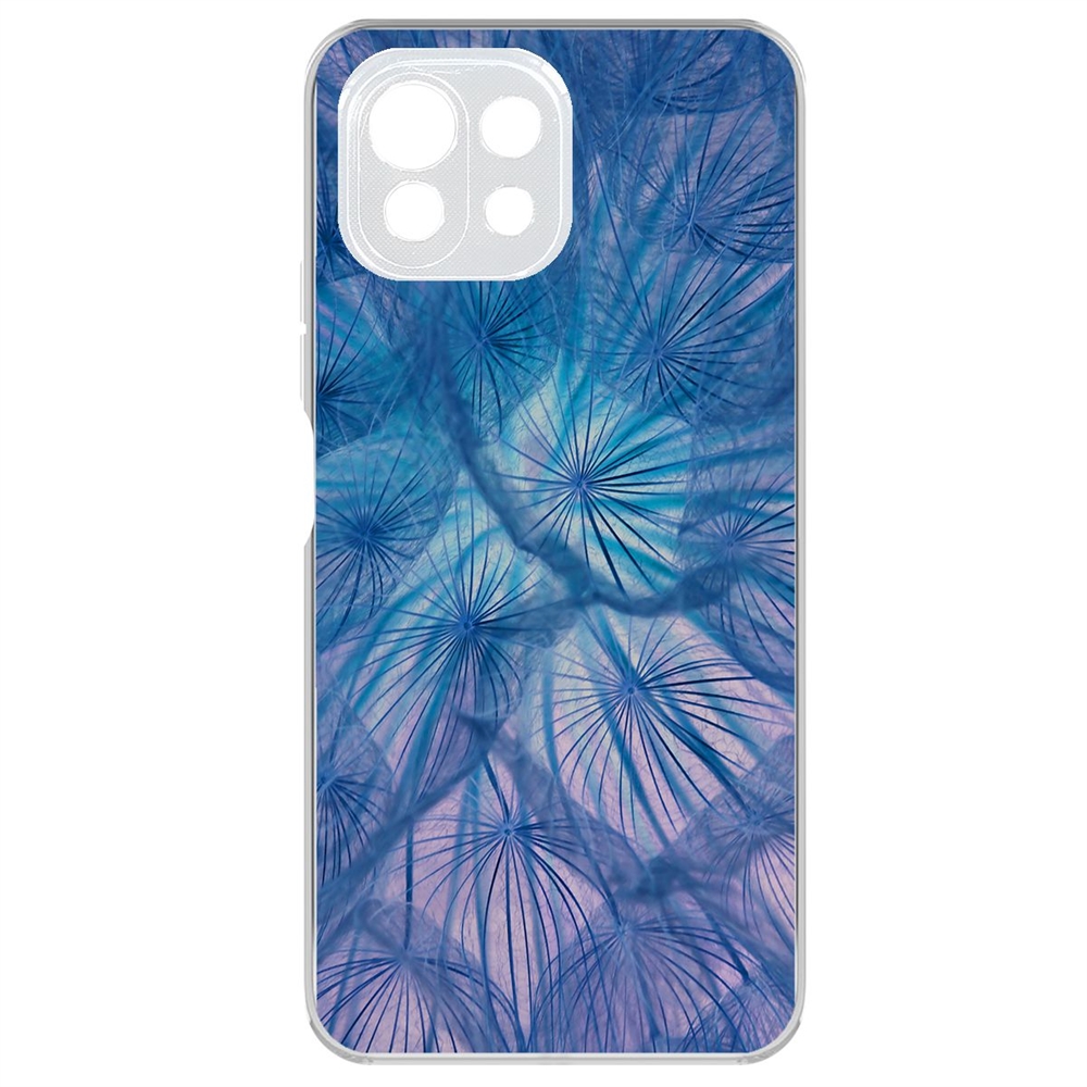 

Чехол-накладка Krutoff Clear Case Синий одуванчик для Xiaomi Mi 11 Lite