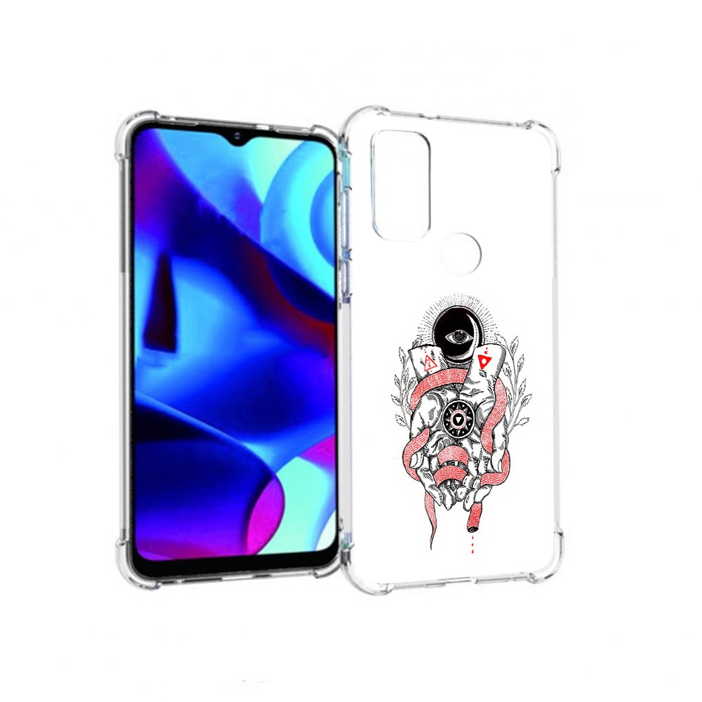 

Чехол MyPads Tocco для Motorola Moto G абстрация связанные руки (PT227075.349.213), Прозрачный, Tocco
