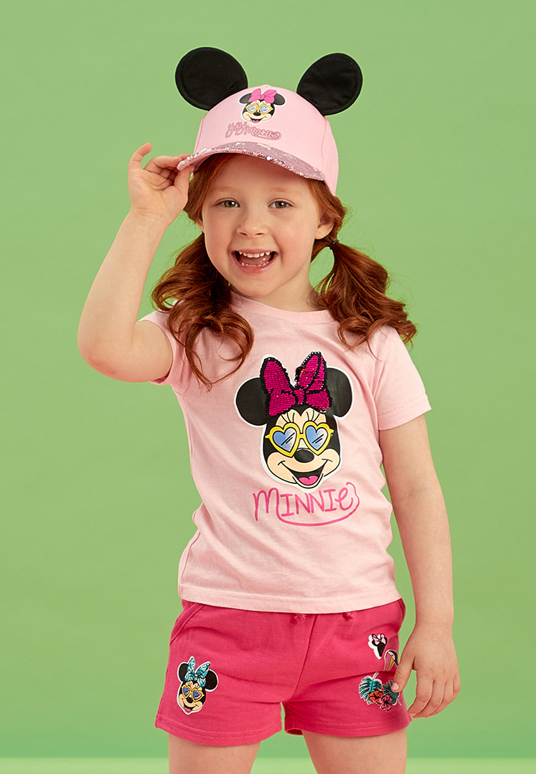 фото Футболка детская minnie mouse ss20d22000842 светло-розовый р.98