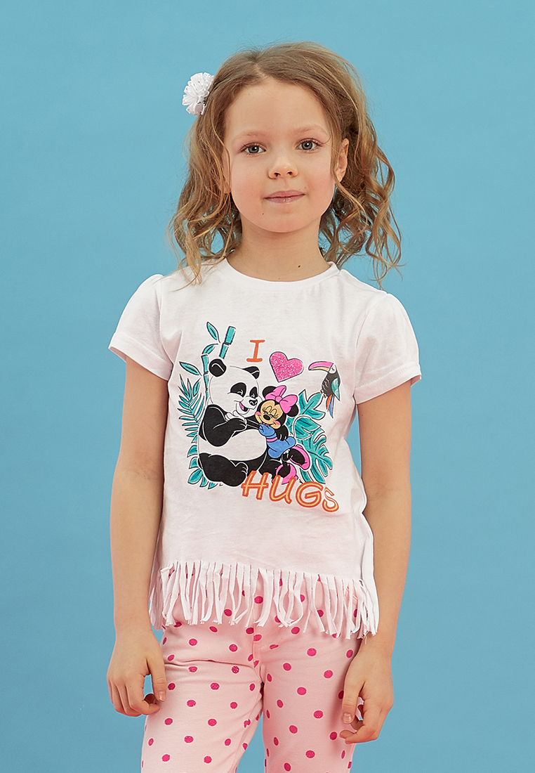 фото Футболка детская minnie mouse ss20d20000842 белый р.98