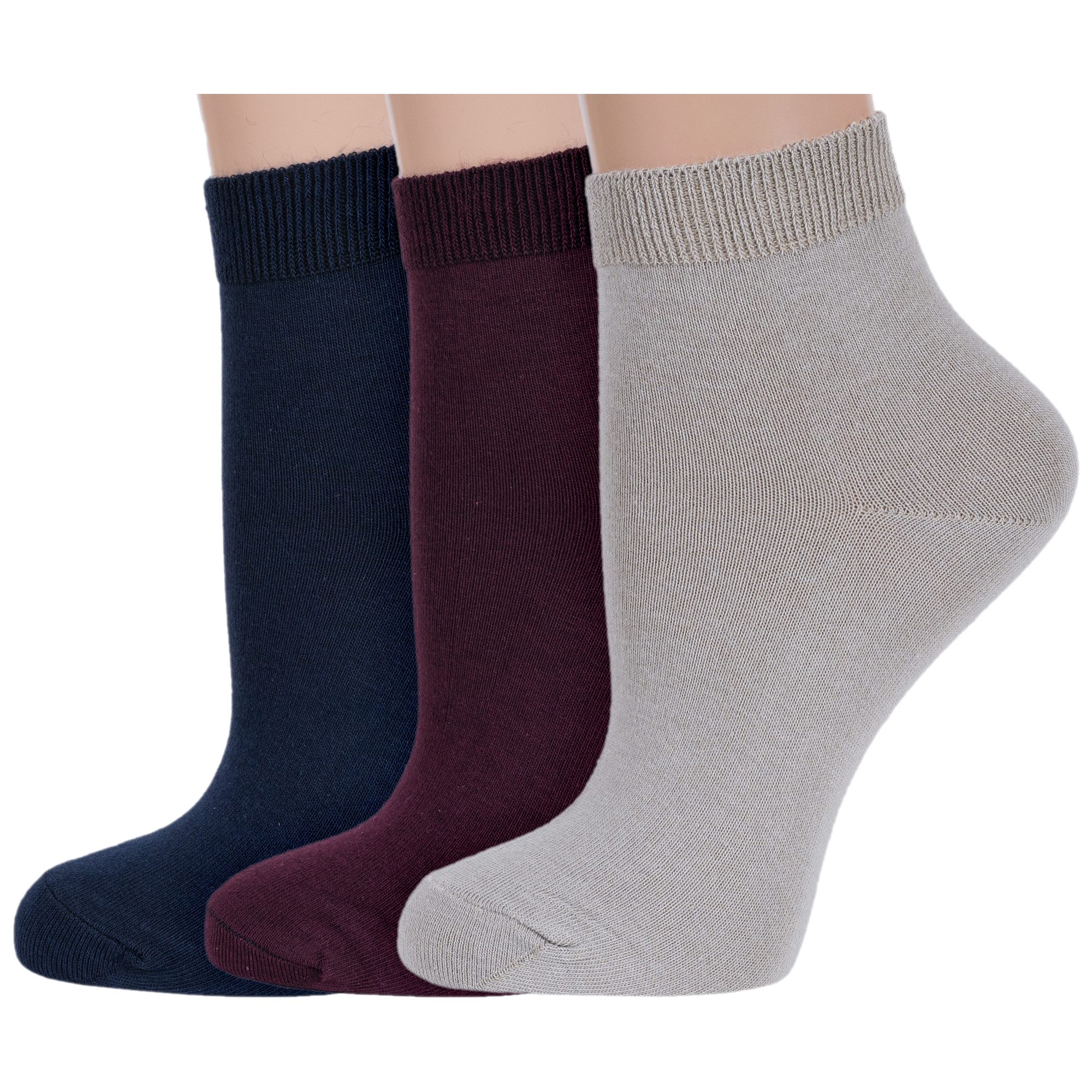 Комплект носков женских Rusocks 3-С-420 разноцветных 25