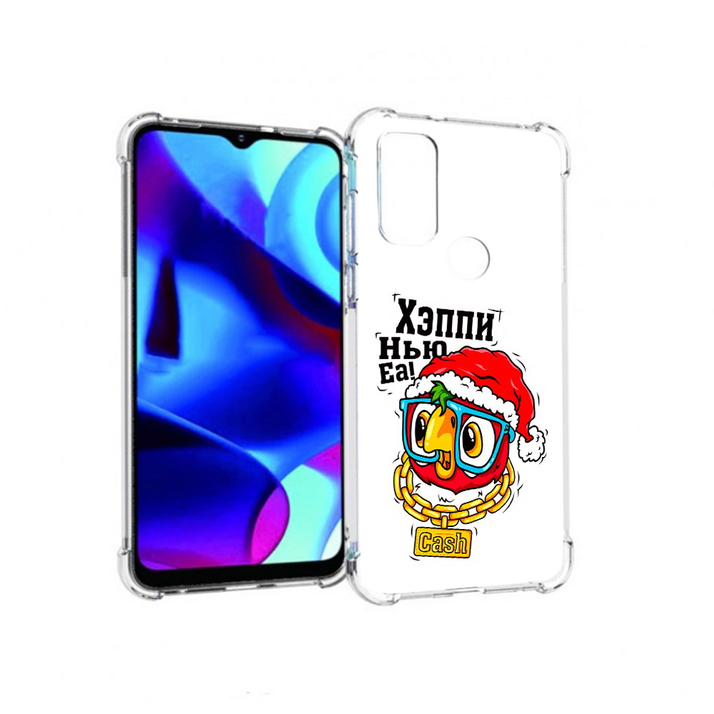

Чехол MyPads Tocco для Motorola Moto G Хэппи нью еа (PT227075.349.196), Прозрачный, Tocco