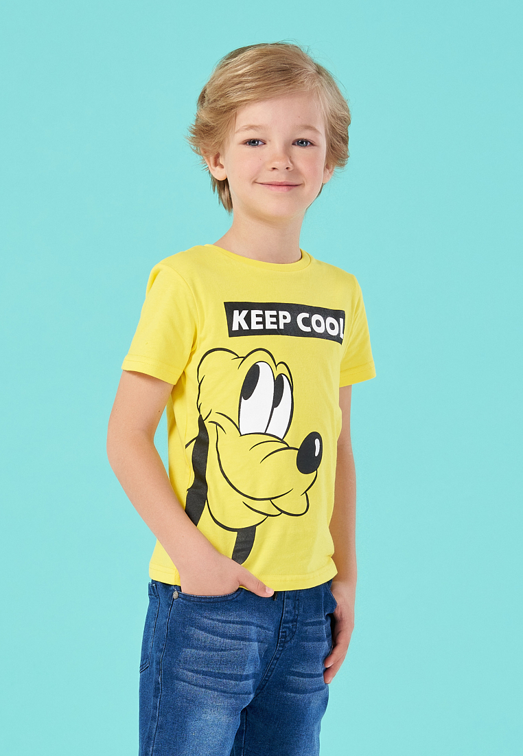 фото Футболка детская mickey mouse ss21d13001254 желтый р.98