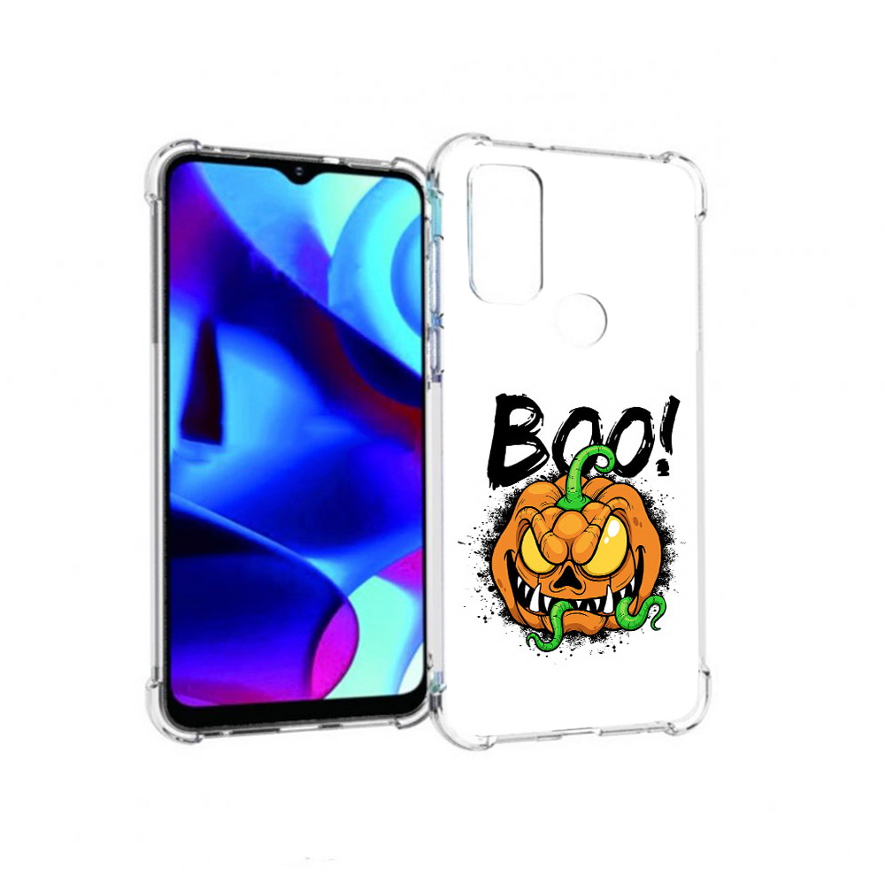 

Чехол MyPads Tocco для Motorola Moto G Хэллоуин бу (PT227075.349.193), Прозрачный, Tocco