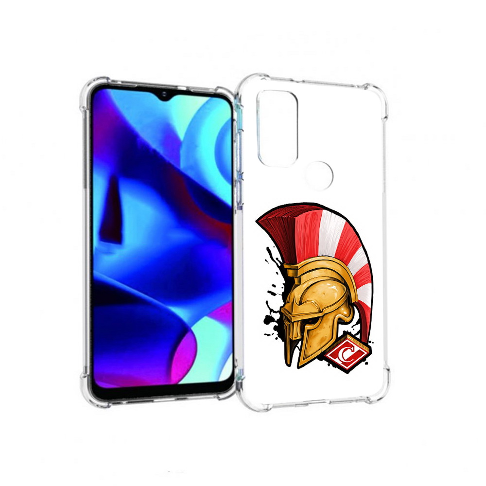 

Чехол MyPads Tocco для Motorola Moto G ФК спартак шлем (PT227075.349.185), Прозрачный, Tocco