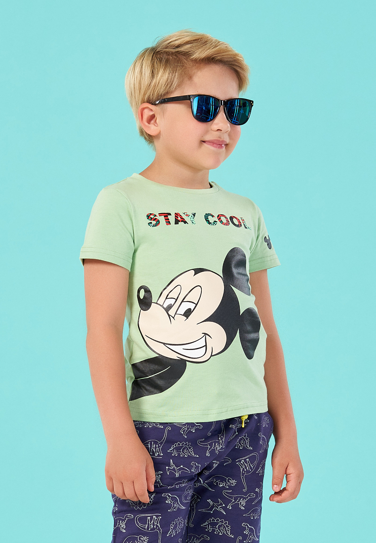 фото Футболка детская mickey mouse ss21d10001254 зеленый р.98