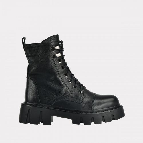 фото Ботинки женские versiya shop pf1941-k2093 черные 40 ru