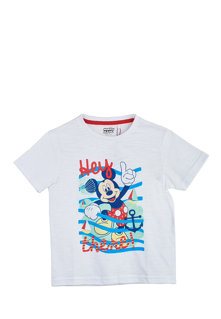 фото Футболка детская mickey mouse ss20mk02 белый р.98