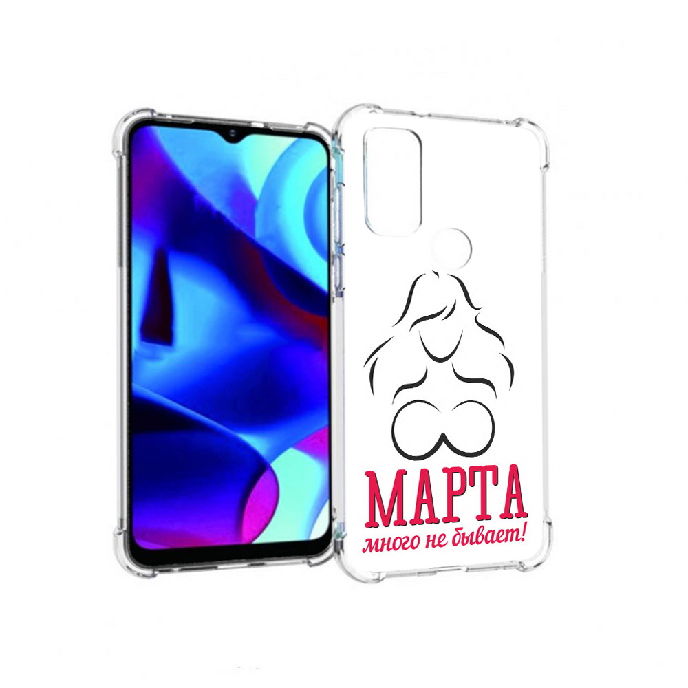 

Чехол MyPads Tocco для Motorola Moto G 8 марта много не бывает (PT227075.349.17), Прозрачный, Tocco