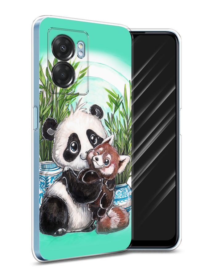 

Чехол Awog на Oppo A57 5G/A56s/OnePlus Nord N300 5G "Друзья зверята", Разноцветный, 2510250-2