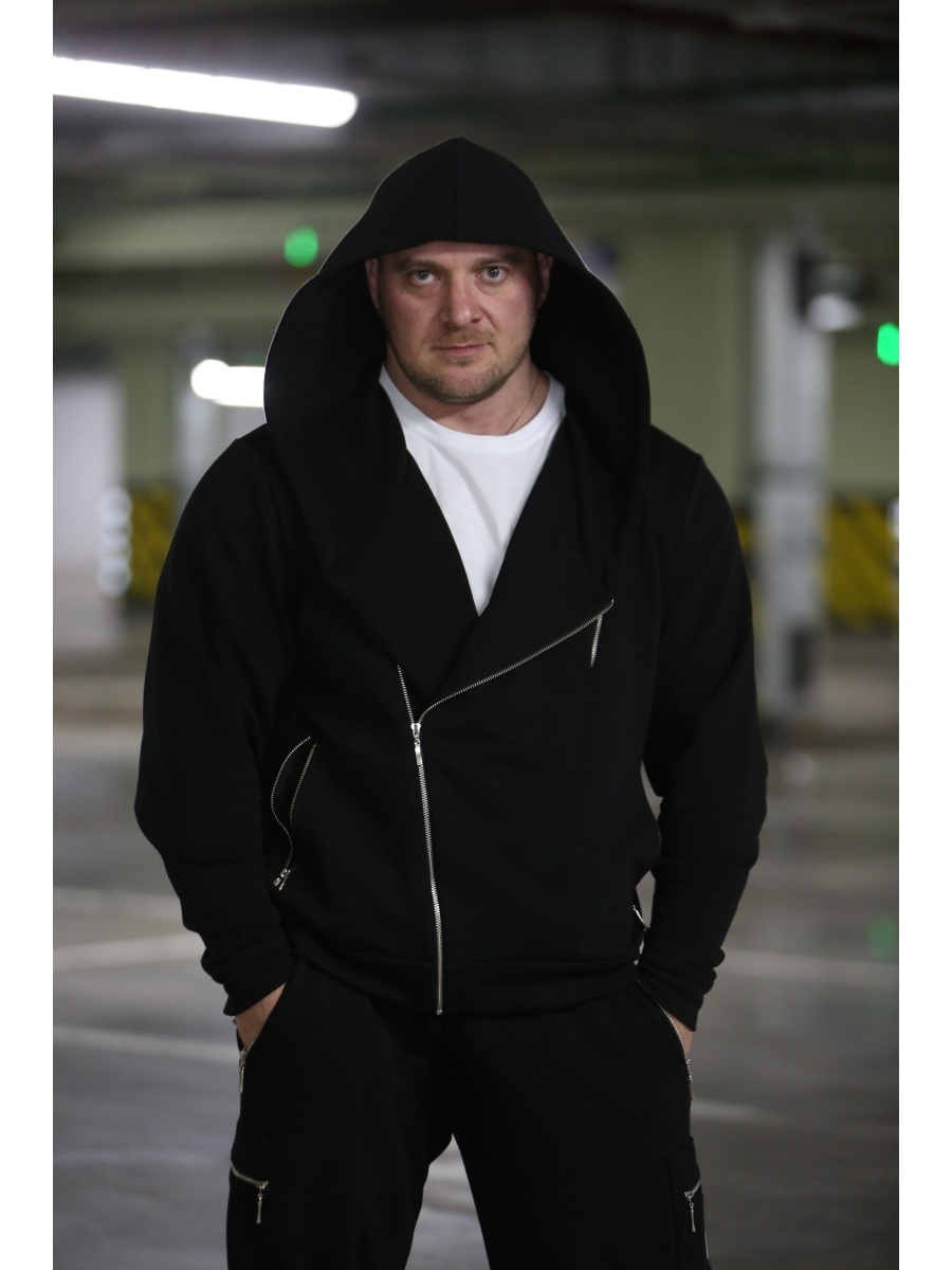 

Толстовка мужская INFERNO style Т-002-000 черная 2XL, Черный, Т-002-000
