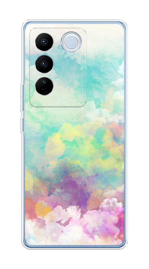 

Чехол на Vivo V27/V27 Pro "Воздушное небо", Белый;голубой;розовый;желтый, 268450-1