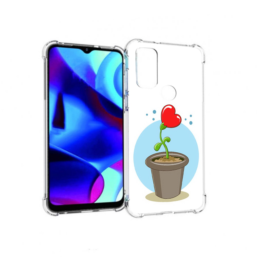 

Чехол MyPads Tocco для Motorola Moto G Растение любви 14 февраля (PT227075.349.145), Прозрачный, Tocco
