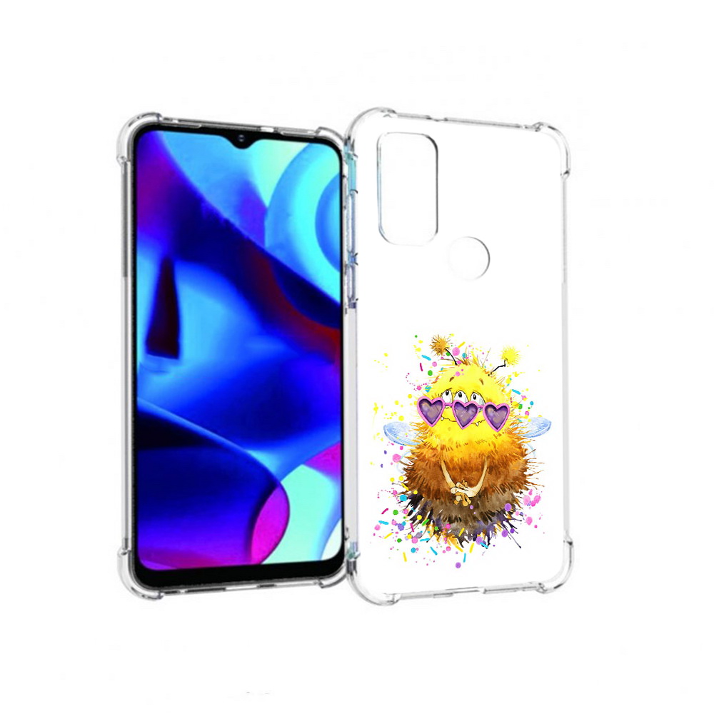 

Чехол MyPads Tocco для Motorola Moto G Пушитый шмель (PT227075.349.143), Прозрачный, Tocco
