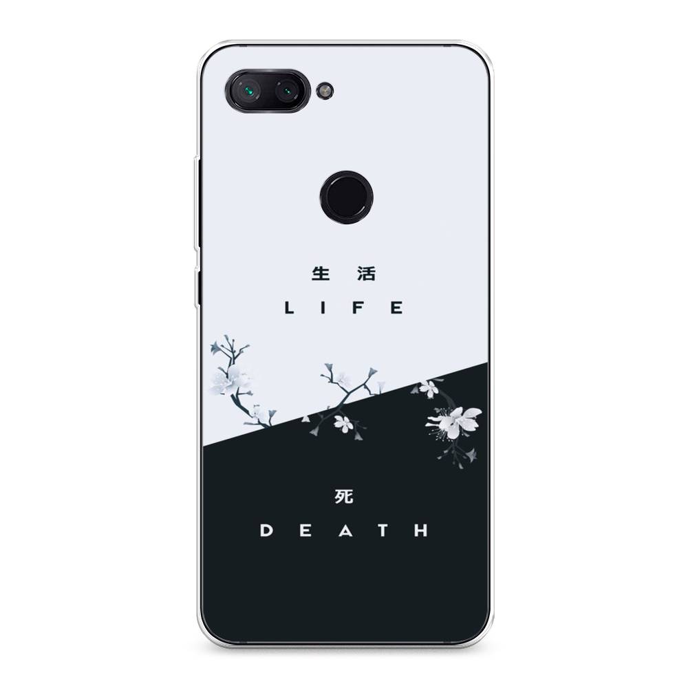 

Чехол Awog на Xiaomi Mi 8 Lite "Life and death", Разноцветный, 34550-7