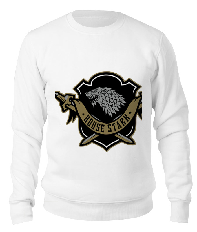 

Свитшот унисекс Printio House stark белый M, House stark