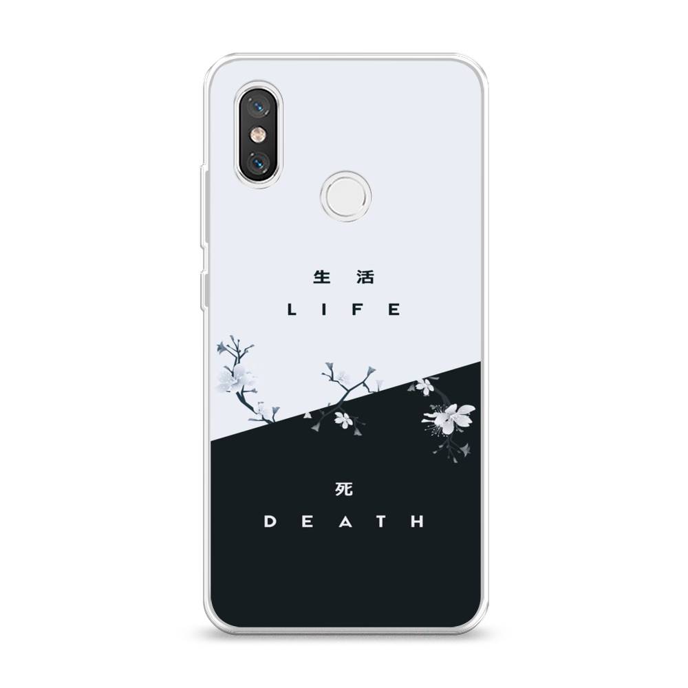 

Чехол Awog на Xiaomi Mi 8 "Life and death", Разноцветный, 33550-7