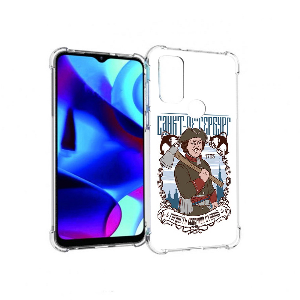 

Чехол MyPads Tocco для Motorola Moto G Петр первый (PT227075.349.134), Прозрачный, Tocco