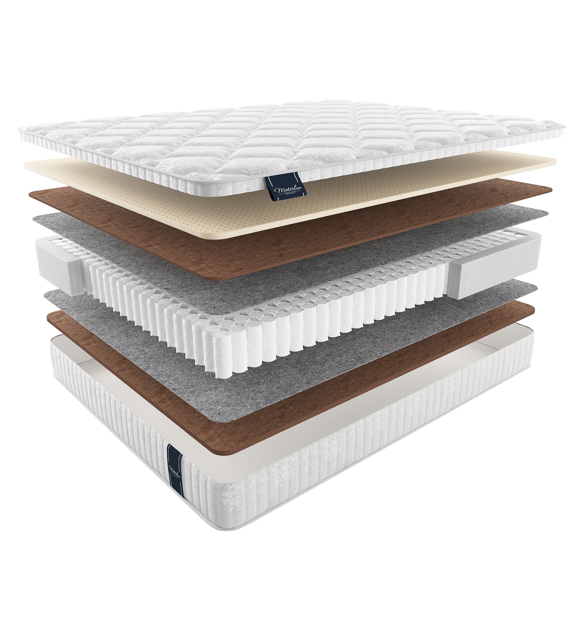 

Матрас Materlux Light-Maxi Divino Maxi 95х200, Бежевый;белый;серый;серебристый, Divino Maxi